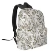 Sac à dos feuilles de fleurs et bourgeons étudiants sacs d'école ordinateur portable personnalisé pour hommes femmes femme voyage Mochila