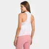 Reggiseno sportivo per yoga Primavera/Estate Nuova canotta fitness T-shirt Yoga Copertura senza maniche ampia traspirante ad asciugatura rapida