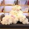 Giant Stijl Kawaii Cloud Pluche Kussen Zacht Kussen Lovey Smile Cloud Gevulde Pluche Speelgoed Voor Kinderen Baby Kids Meisje Gift 240228