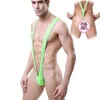 Fun Underwear Men's Bikini Sexy Jumpsuit Thong Pants Swimsuit V-Belt Style D032 707111