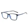 Solglasögon ögonskydd Anti-Blue Light Reading Glasses Ultralight Pure Titanium Business Eyeglasses Sport Blue Ray Blocking