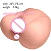 3D Big Ass Giocattoli del sesso maschile Figa Vagina Anale Doppio foro Vera bambola del sesso femminile per la masturbazione degli uomini