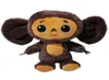 Cheburashka brinquedo de pelúcia olhos grandes macaco macio cheburashka boneca orelhas grandes macaco para crianças rússia cheburashka pelúcia animal brinquedos1784569