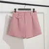 Damen-Shorts, Sommer, über dem Knie, kurze Hosen, einfarbig, trendig, Übergröße, elastische Taille, Damenbekleidung