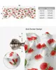 Curtain Summer Fruit Watermelon Short Window Adjustable Tie Up Valance For Living Room Kitchen Drapes