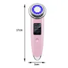 Analizzatore Massaggiatore facciale elettrico Ion Led Beauty Face Massager Vibrazione sonica Rimozione delle rughe Dispositivo di lifting facciale caldo e freddo Cura della pelle