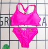 Pink Bikini Designer Swimwear Women Swimsuit Sets Triangle Straps Sexy Beachwear Fashion Party High Quality Backless Swimsuits Bikinis Ladies Diving Suit 353R