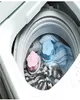 4 Pieces Lint Catcher for Washing Machine Lint Trap Floating Hair Fur Catcher Laundry Reusable Hair Filter Lint Mesh Bag Blue Pi9190891