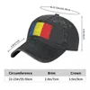 ルーマニア野球帽の旗Y2Kレトロカップル女性洗浄されたトラック運転手の帽子調整可能なプリントアウトドアスポーツ野球帽子ギフトアイデア240301