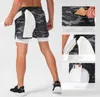 luD13005 Sportshorts Herren039s Camouflage Doublelayer Multipocket Quickdrying Laufhose Fitness Fivepoint Hose Please5274088