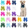 犬の弓のネクタイがたくさんグルーミングペット猫弓のネクタイサプライ卸売26ミックスカラー240220