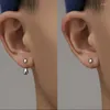 Stud Earrings Punk Trend Water Drop Shape For Men Women Personality Hiphop Earring Couple Party Jewelry Gifts Wholesale