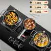 Blender Gas Fove 3 piece gospodarstwa domowego upłynnia wbudowana naturalna, Fierce Fire Fire Dual-Upser Stael Kitchen Hob