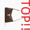 أكياس قماش الكتف أعلى. M47123 Pochette Tirette / Designer Handbag Pres