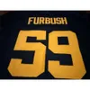 2324 #59 Noah Furbush Michigan Wolverines Alumni College Jersey S-4xlor Custom dowolne nazwisko lub koszulka numer