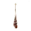 Dangle Brincos Natural Seashell Conch Mulheres Meninas Moda Gota