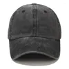 Boll Caps Women Men Korean Edition sliten tvättad baseballhatt Retro Burvade takfot lätt platta par solskade fast färg