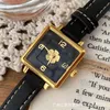 38% DI SCONTO orologio Orologio Koujia Cass Fashion Rose Cowhide Square Quartz Quadrante piccolo Trendy Womens Batch