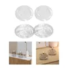 Candle Holders 2Pcs Refillable Oil Lamps Empty Home Decor For Tabletop Indoor Use Household