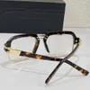 Vintage Brille Brillen Schwarz Gold Rahmen Klare Gläser Männer Frauen Luxus Brille Shades Occhiali da sole UV400 Brillen