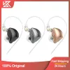 Headphones KZ ZEX Metal Wired Headphone Electrostatic+Dynamic HIFI Stereo Bass Music Earbuds Game Monitor Headset Earphone With Microphone