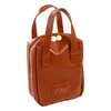 Cosmetic Bags Shell Shape PU Leather Bag Fashion Letter Zipper Travel Wash Handbag Waterproof Makeup Pouch Female/Girls