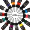 Atramenty 15 ml 14 colors tatuaż atrament pigment z pudełkiem body art tatuaż