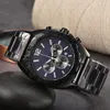 Orologio New Fashion Mens Watches Quartz Movement Watch Luxury Leather Cing With Waterproof Sport Owch per uomo OM0121608