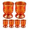 Gobelets jetables pailles gobelet offrant récipient tasse bureau bouddhisme culte décoratif petites fournitures verres à boire délicats