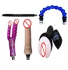 Test 5 na 1 Automatyczne przywiązania do maszyn seksualnych dla mężczyzn i kobiet z męską masturbacją i 3PCS Dildoadult Game Sex Toys6346069