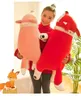 Dorimytrader – poupée en peluche renard rouge, animal créatif, jouet doux, oreiller de couchage, cadeau d'anniversaire pour grande fille, 90cm, 2024 cm, nouvelle collection 120