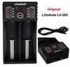 Original LiitoKala Lii202 USB Intelligent Battery Charger with Power Bank Function for NiMH Lithium Ion for 18650 14500 10440 265490501