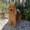 Pots Garden Flower Pot Dog Shape Planter Schnauzer Bulldog Poodle Corgi Yorkshire Vase Pots DIY PVC Flower Planters Garden Home Decor
