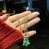 Hanger kettingen ketting sieraden kostuum accessoires voor meisje kerstboom cactus personages dieren ketting