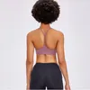 Alo Sports Bra Nude Suspendend, stanik jogi damski garnitur fitness amortyzujący i piękny back stanik biustonosza