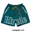 Rhode High Street Rhude Summer Letter Printing Strilding 3M Refleksyjne hip -hopowe Spodnie Casual Pants Męs