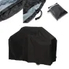 Covers BBQ Cover Outdoor Dust Waterproof Heavy Duty Grill Cover Rain Protective Barbecue cover round bbq camping accessories