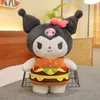 2024 The perfect combination of joyful cartoon characters and comfortable and soft hamburger doll pillows: Create your ideal leisure time