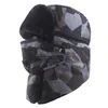 Bérets Panama hommes hiver Protection contre le froid épaissi chaud Lei Feng chapeau masque d'oreille équitation coupe-vent casquettes H136