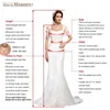 滑走路ドレスRyanth Red Celebrity Gowns Mermaid Dress Full Puff Sleeve V-Neck Maxi Prom Wedding Party Vestidos de Fiesta 2024
