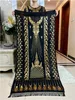2024est Summer Abaya Sukienka z krótkim rękawem bawełniana luźna sukienka z dużym szalikiem złota stempla bubou maxi islam kobiet odzież 240229