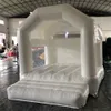 4x4m (13.2x13.2ft) Tents and shelters commerical inflatable castles with better quality pvc tarpaulin mini toddler playground/kids bounce with clear side walls.