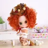 ICY DBS Blyth bjd middie poupée 20 cm personnalisé brillant facematte visage nudedoll ou ensemble complet Exploser les cheveux et le geste de la main en cadeau 240301