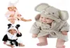 Nouveau bébé enfants Animal dessin animé à capuche serviette de bain peignoir enveloppement Robe de bain bébé garçon vêtements d'hiver infantile à capuche 6M5Y8421896