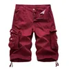 Plus Größe 44 Shorts Mode Herren Cargo Kurze Hosen Sommer Armee Grün Baumwolle Männliche Lose Multi-Pocket Homme Casual Bermuda Hosen Keine Elastizität Böden