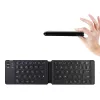 Tangentbord bärbara fyrar mini trådlös Bluetooth vikbar tangentbord, vikbar trådlös knappsats för iOS/Android/Windows iPad -surfplatta -telefon