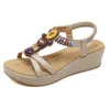 Diseñador de moda Sandalias de mujer Super Summer Beach Flats Azul Rosa zapatos de mujer sandalias GAI fryrutgh