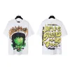 Hellstar Tshirt Rappe et Couple Summer Rapper Heavy Craft Unisexe Haut à manches courtes High Street Retro Hell T-shirt pour femme Designer Tees Taille américaine pour hommes