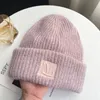 Designer Winter Gebreide Muts Wollen Muts Vrouwen Gebreide Dikke Warme Mutsen Hoeden Vrouwelijke Motorkap Beanie Caps