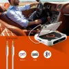 Haut-parleurs Lecteur CD Portable Bluetooth 5.1 haut-parleur stéréo lecteurs CD écran LED 3.5mm lecteur de musique CD avec écouteurs pour voiture de voyage à domicile